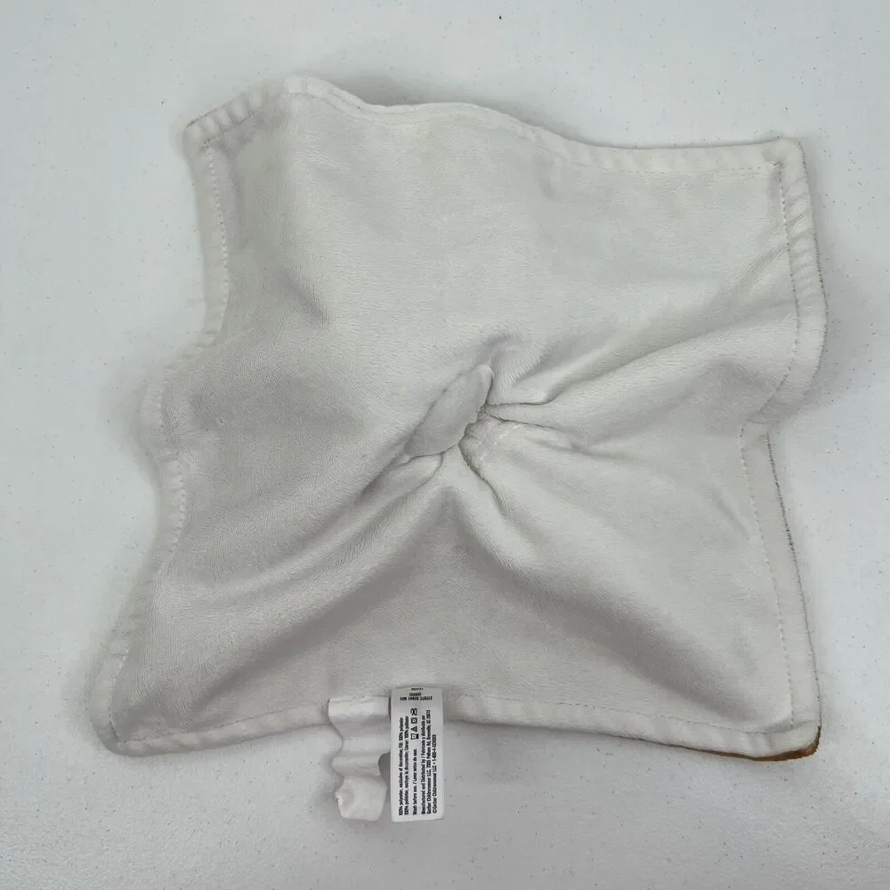 Gerber Modern Moments Lovey Baby Grey Elephant Brown 12”‎ Sun Security Blanket